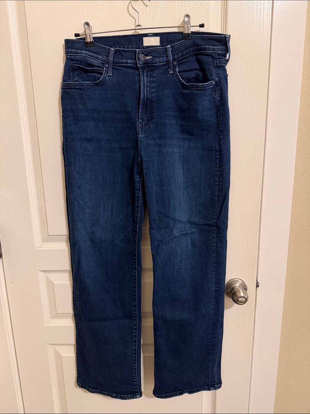 MOTHER Women's Dark Indigo Boot Cut Jeans